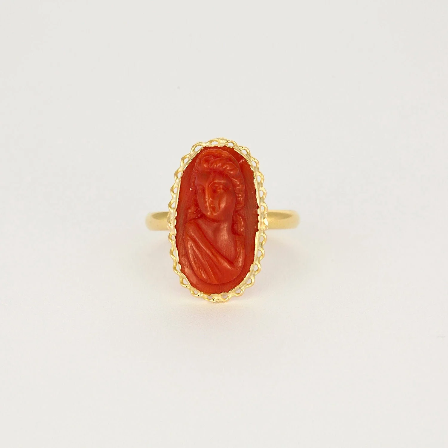 Ring cameo Coral - Image 2