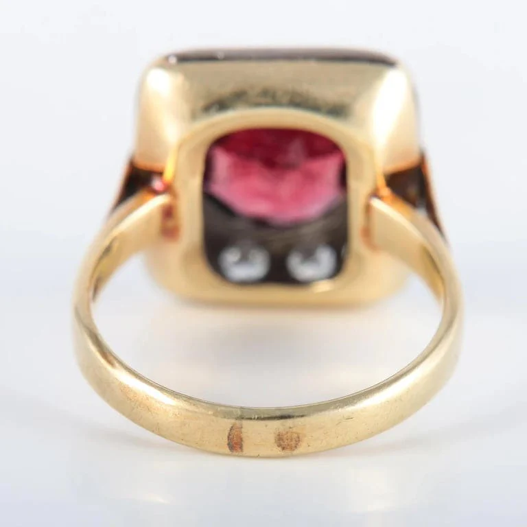 Garnet Diamond Ring - Image 8