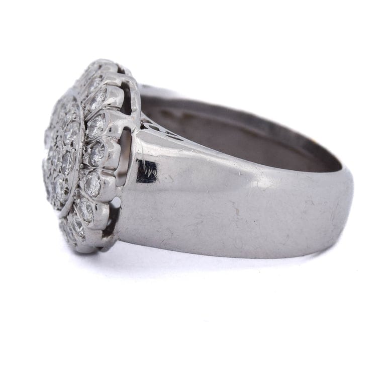 Vintage ring in white gold and diamond - Image 5