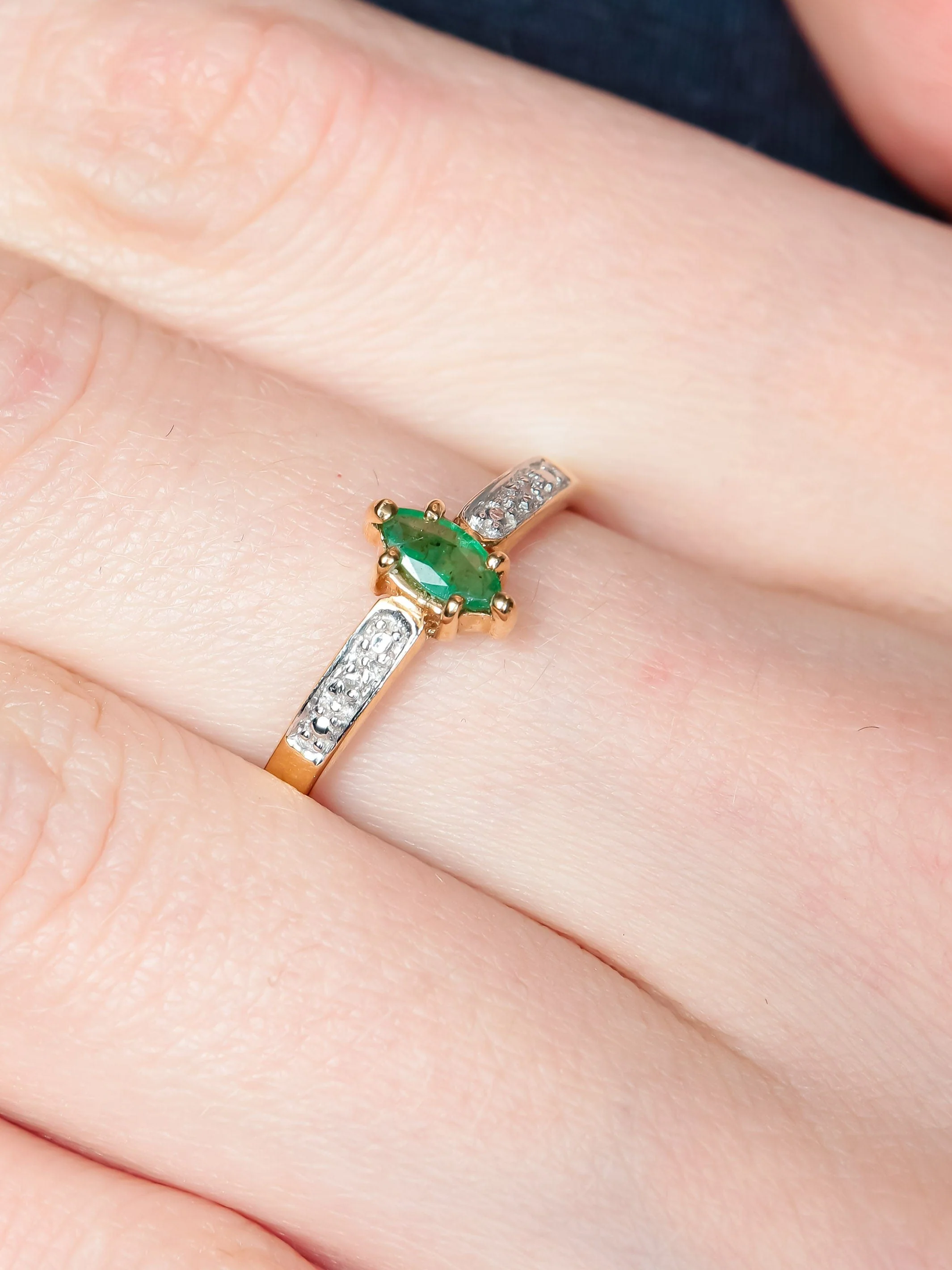 Emerald Diamond Ring - Image 2
