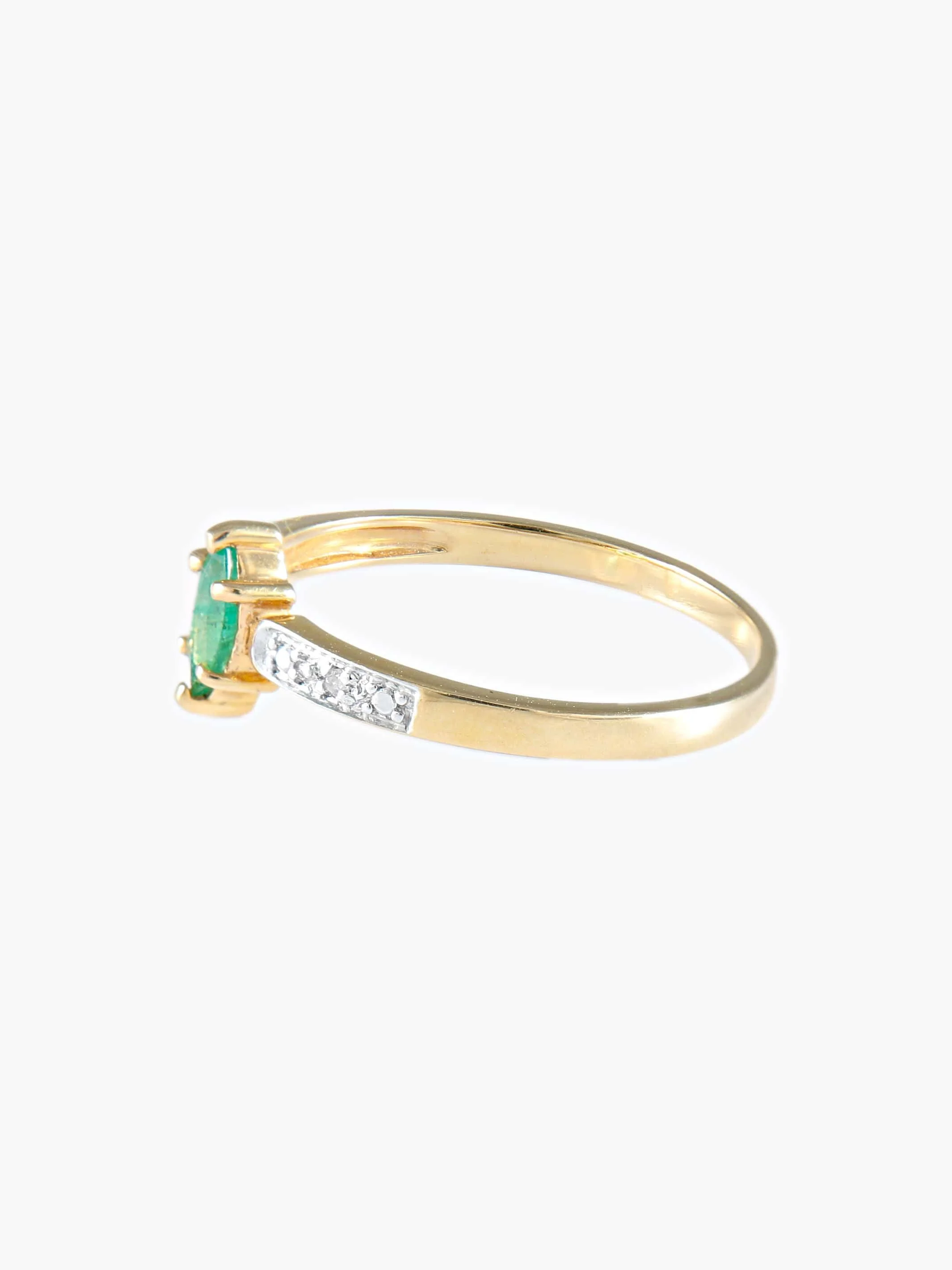 Emerald Diamond Ring - Image 6