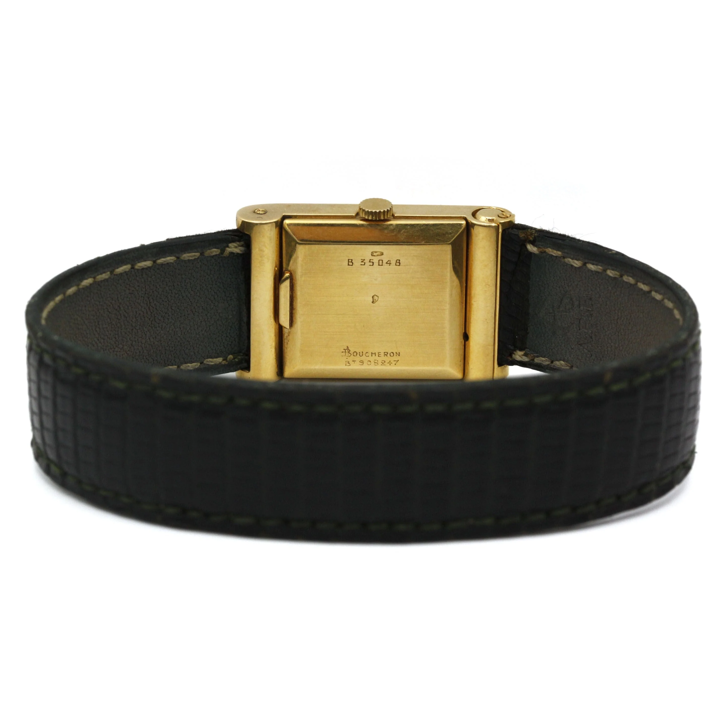 BOUCHERON - Yellow gold diamond reflection watch - Image 2