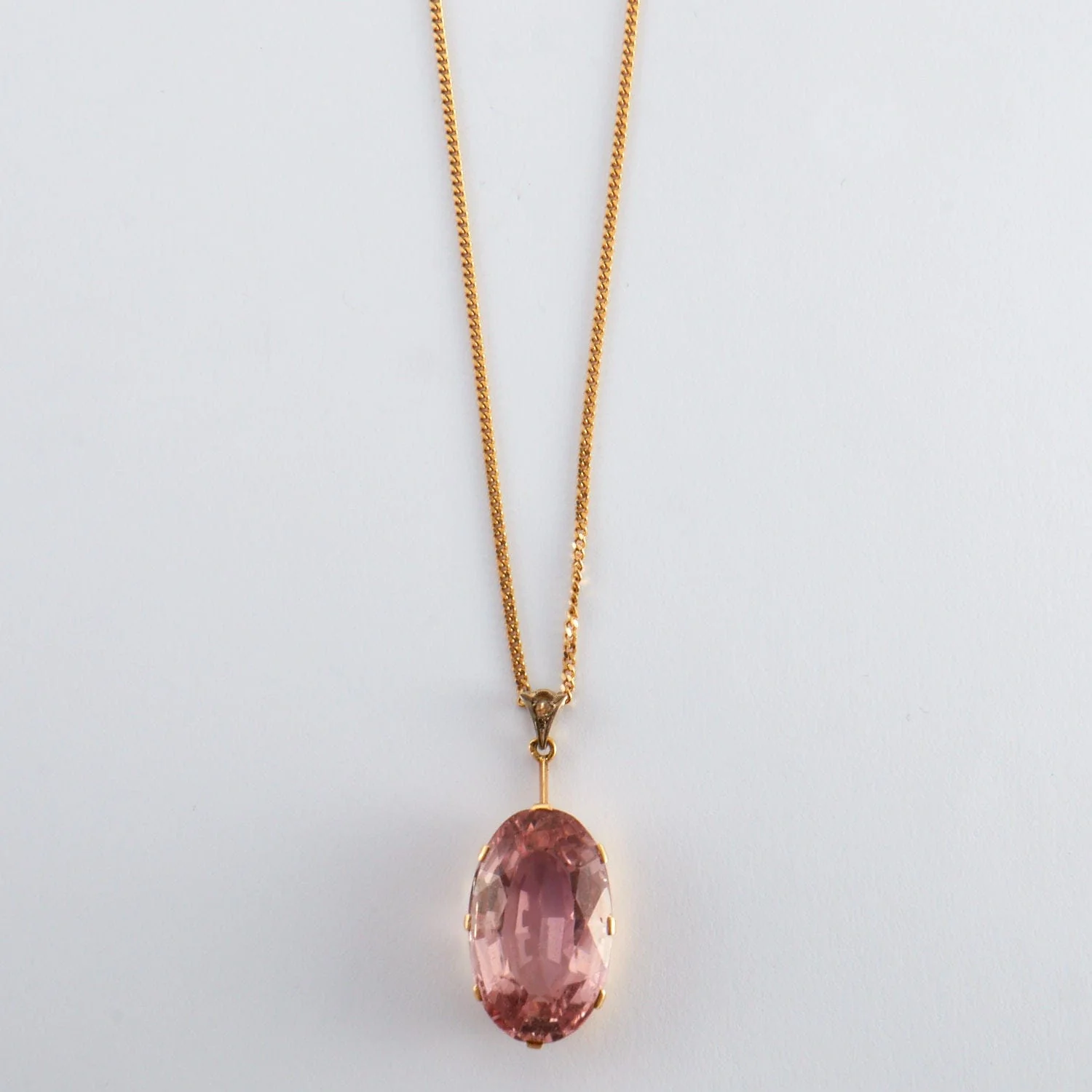 Pink Tourmaline Necklace