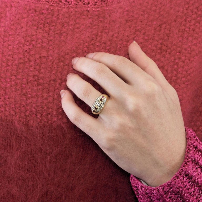 Ring Tank yellow gold 1900 - Image 2
