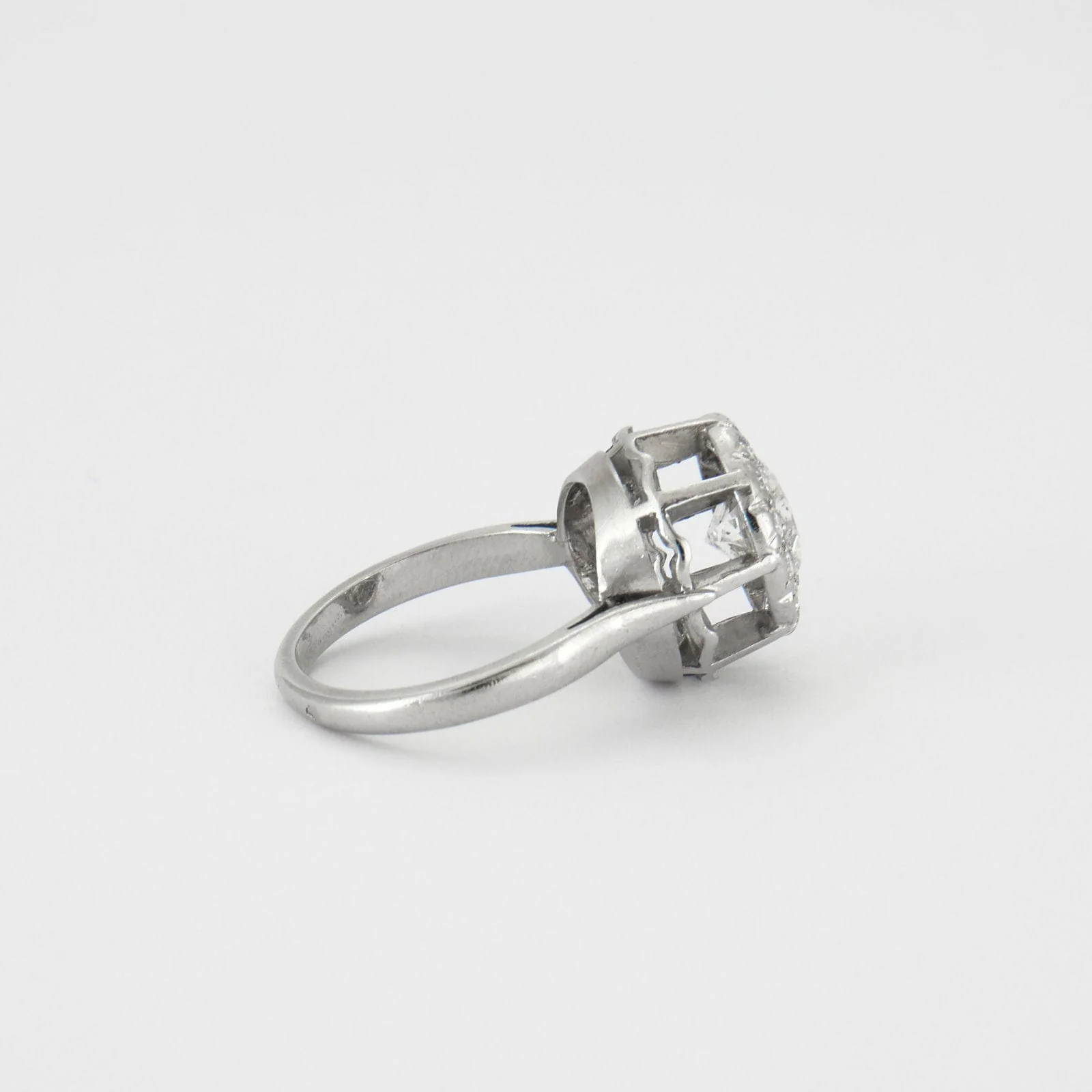 Solitaire Ring platinum 1.50ct - Image 4