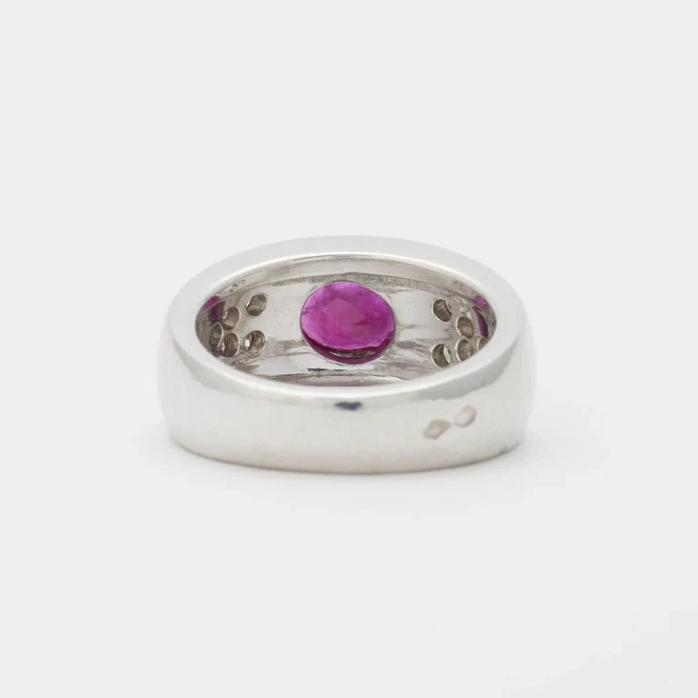 Ruby diamond ring - Image 5