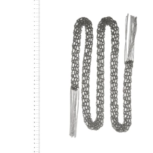 White gold lariat necklace  - Image 5