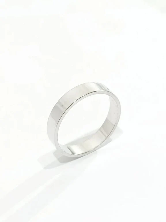 White gold wedding ring - Image 4