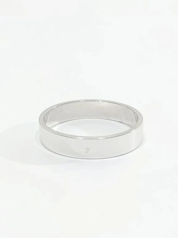 White gold wedding ring - Image 5