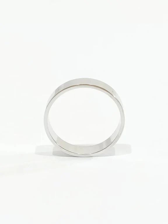 White gold wedding ring - Image 9