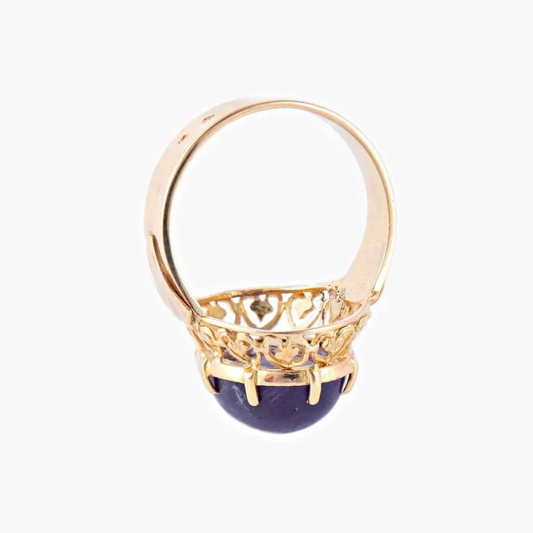 Amethyst cabochon ring - Image 8