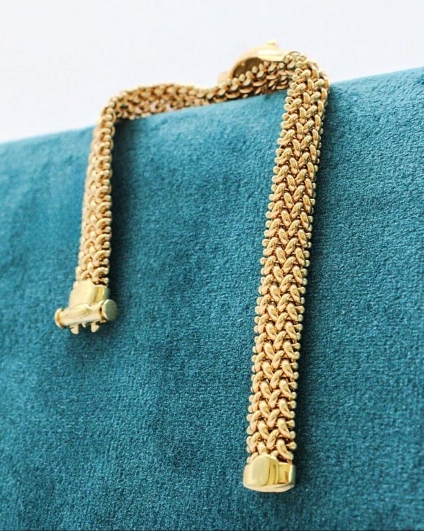 Yellow gold panther bracelet  - Image 4
