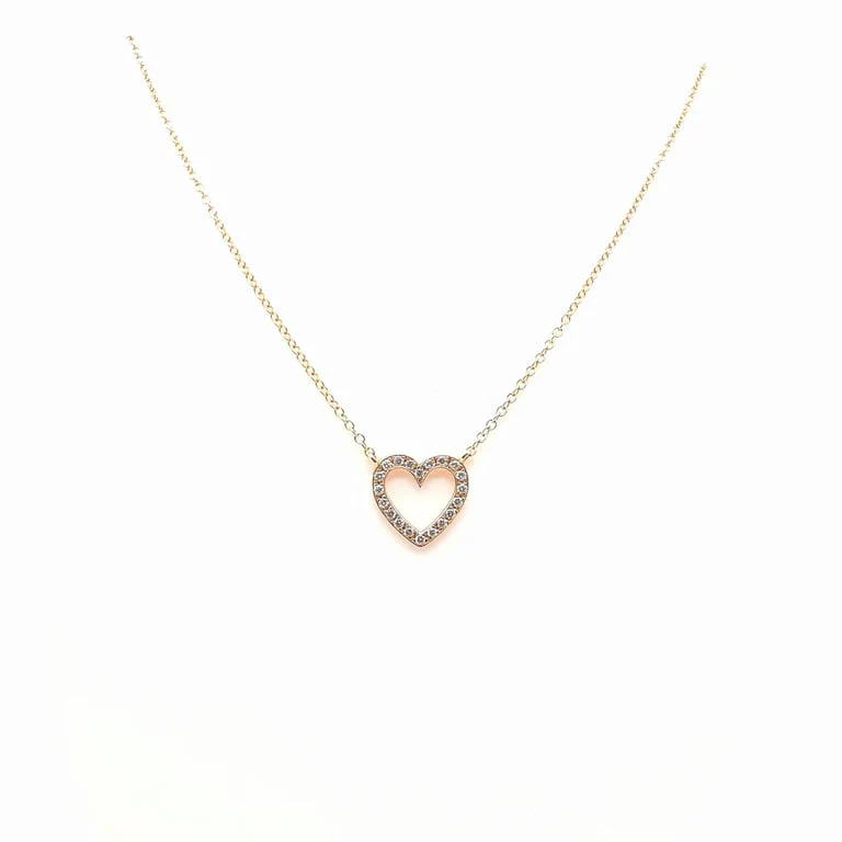 Rose gold & diamond necklace