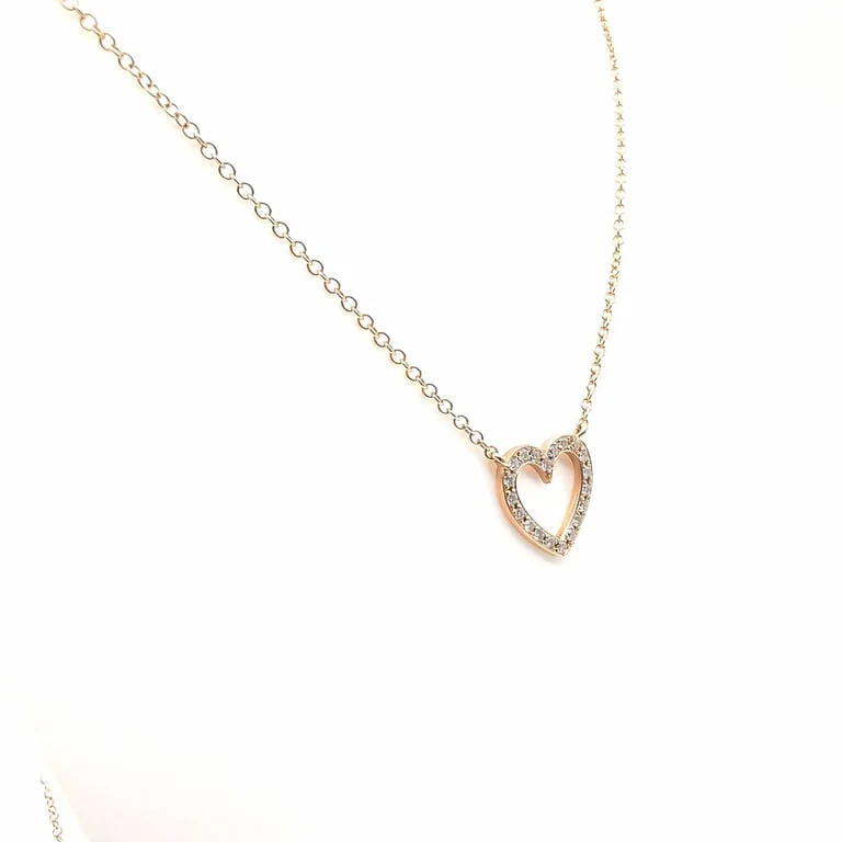 Rose gold & diamond necklace - Image 6