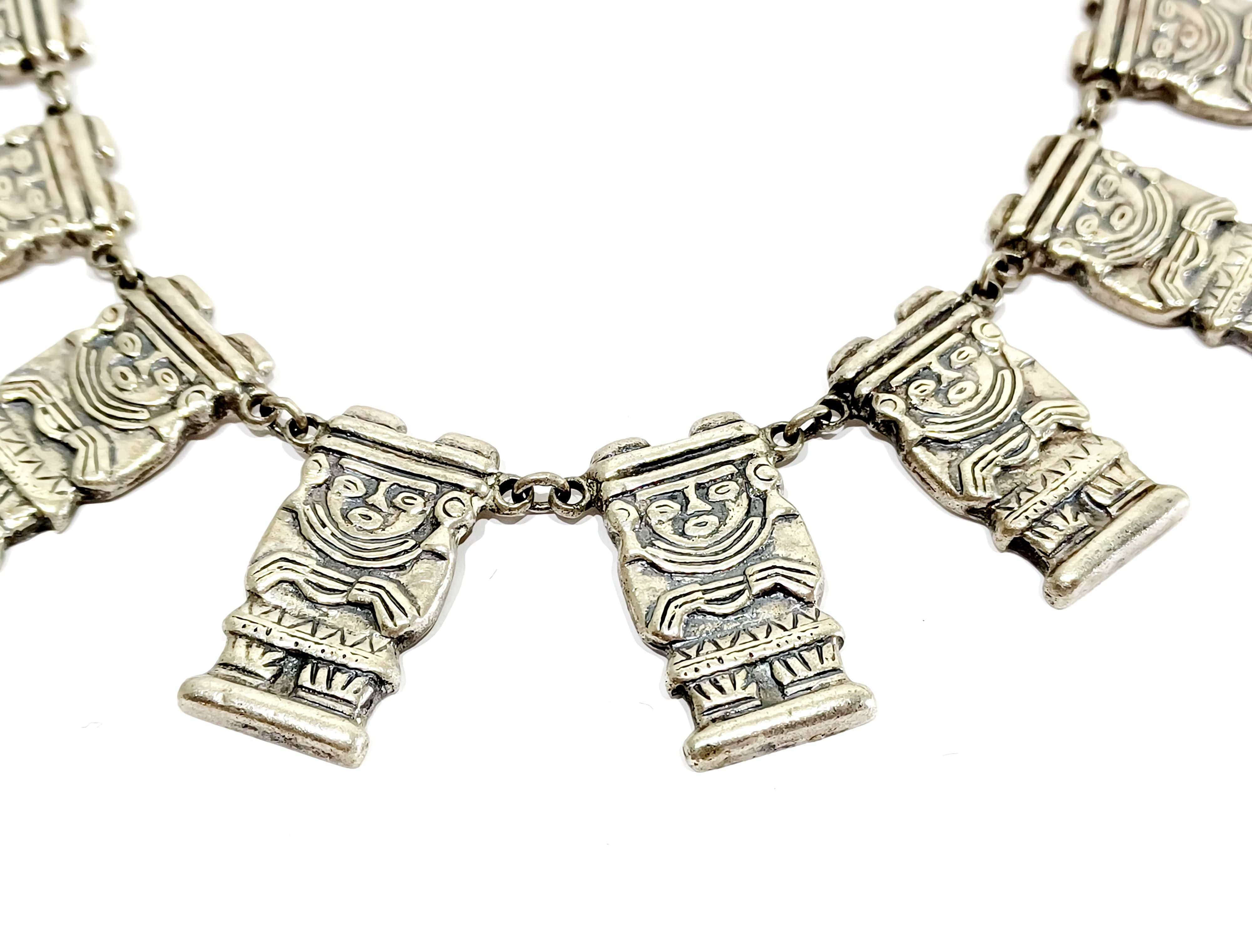 Mexican Necklace silver - Image 8