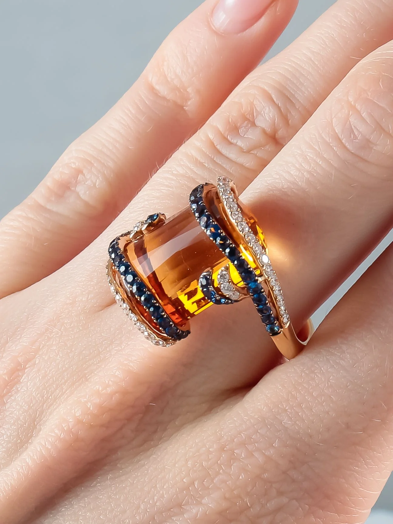 Honey Citrine Ring - Image 7