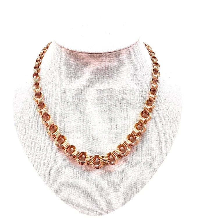 Solid yellow gold necklace - Image 4