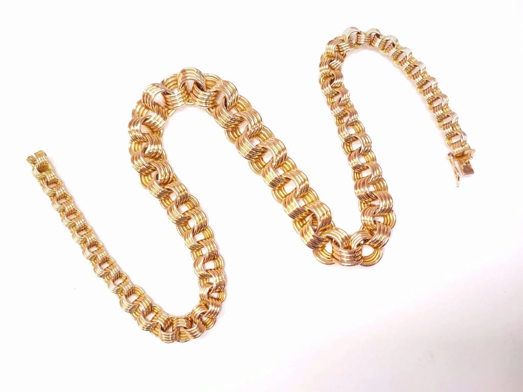 Solid yellow gold necklace - Image 5
