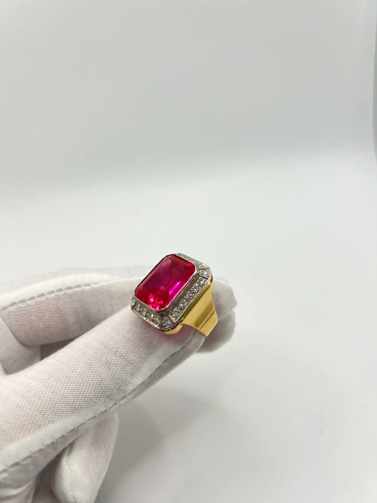 25ct Synthetic Ruby Ring - Image 7