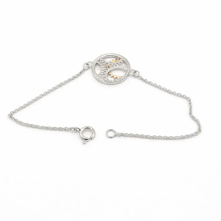 Gold and diamond bracelet - Image 6