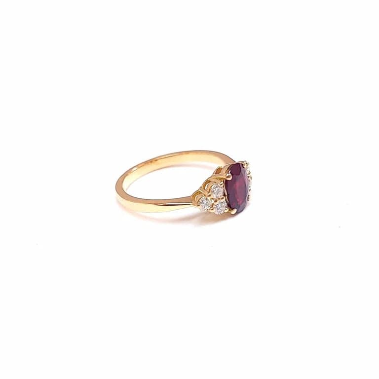 Ruby and diamond ring - Image 3