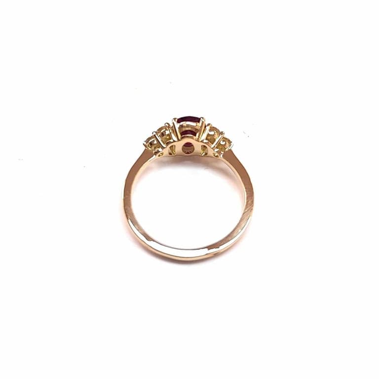 Ruby and diamond ring - Image 4
