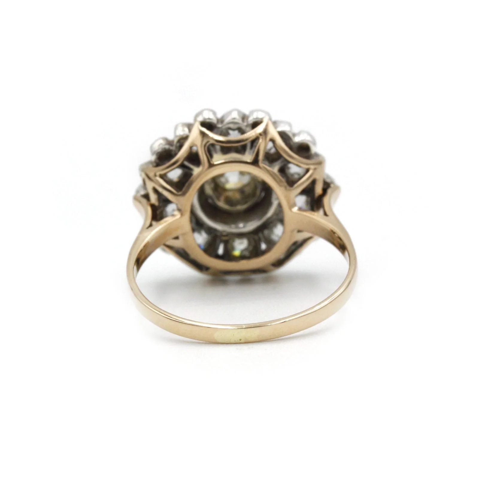 Two-tone gold and diamond ring - Image 5