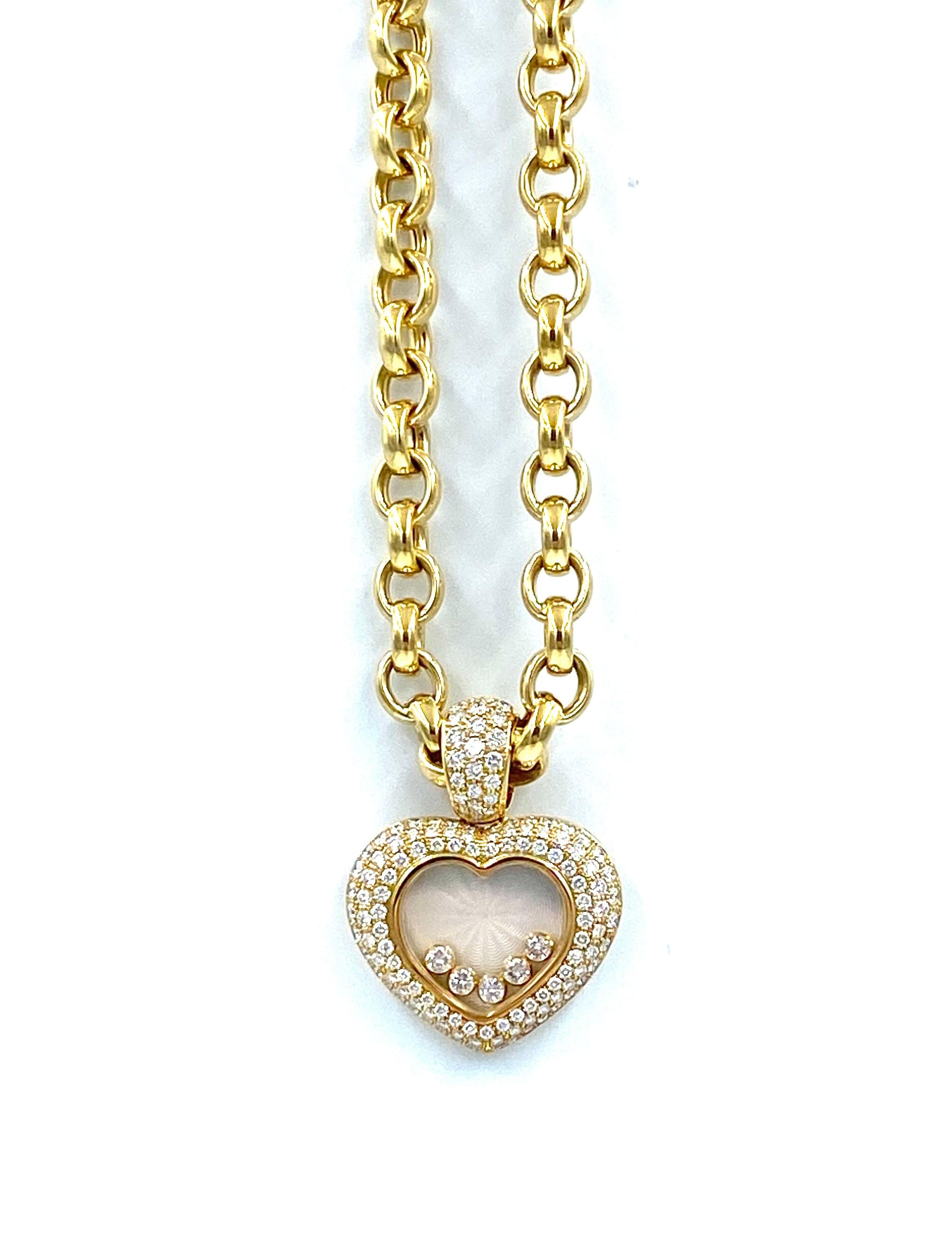 CHOPARD. Collection Happy Diamonds, important necklace - Image 8