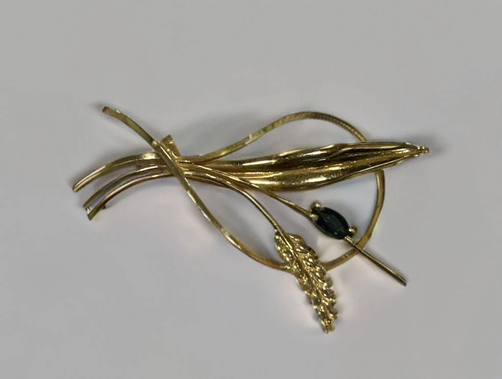 The Golden Ears Brooch