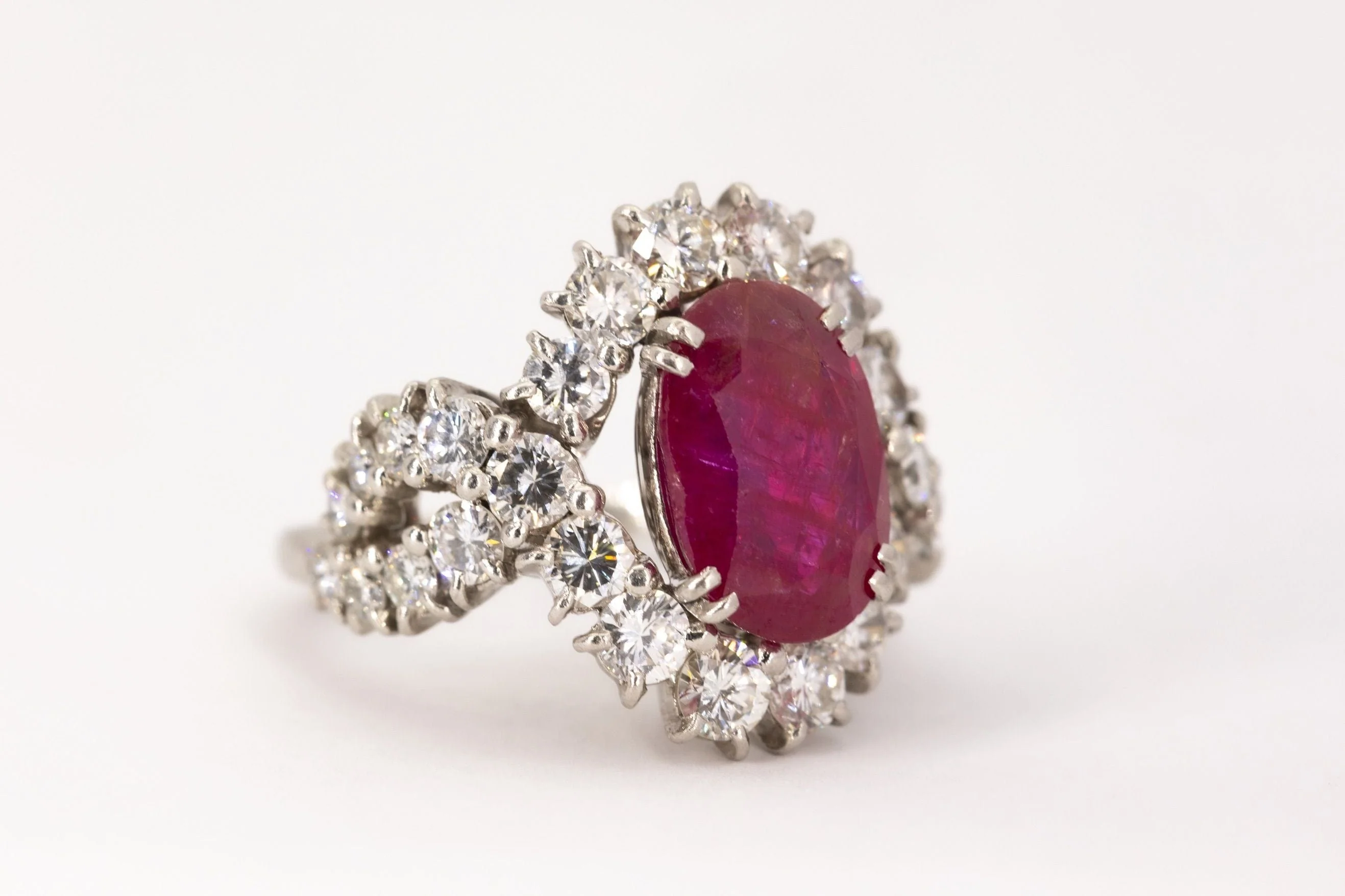 Ruby and diamond ring - Image 2