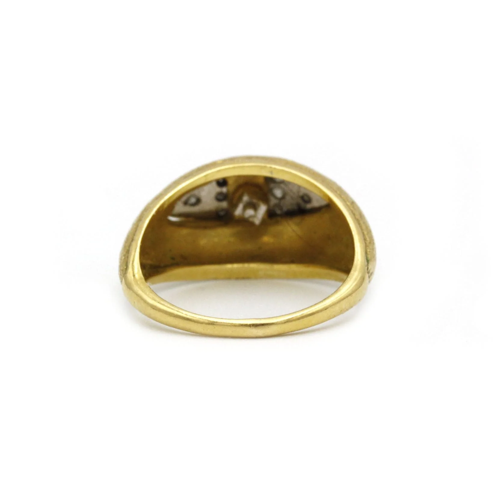 Ring - Two Golds & Diamonds - Image 3