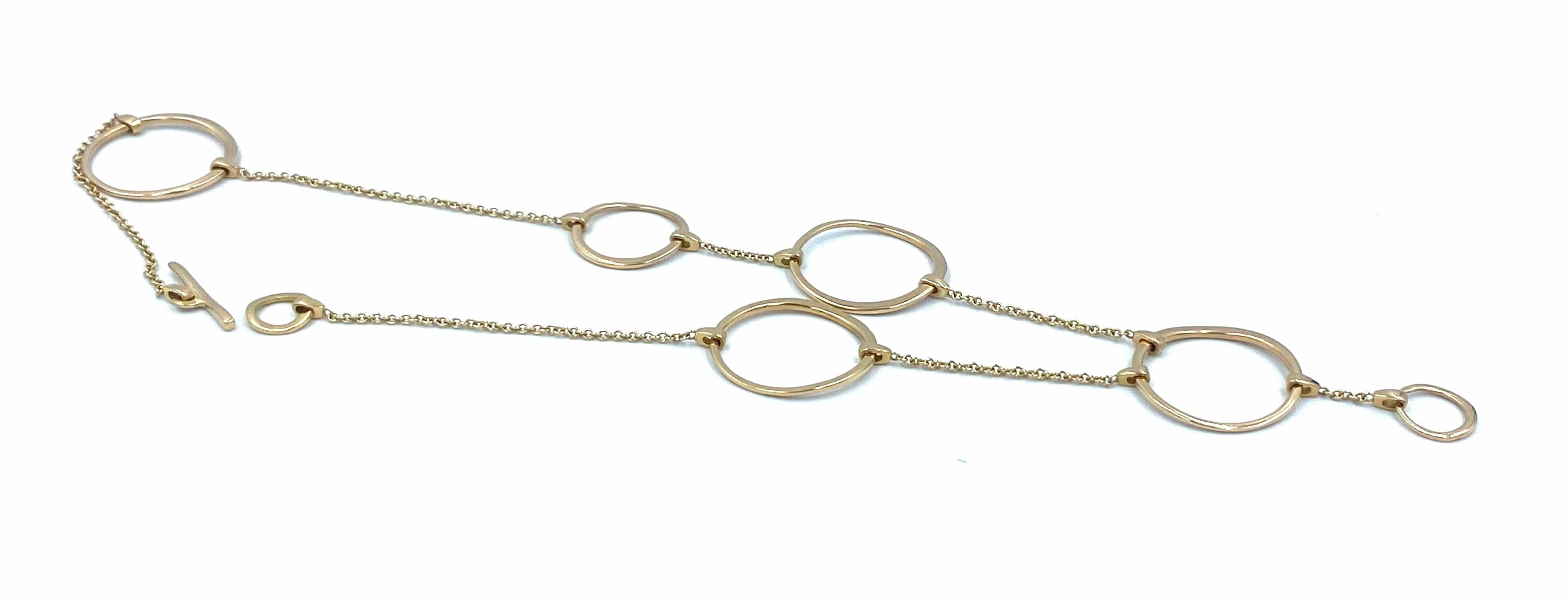 Rose gold geometric necklace - Image 6
