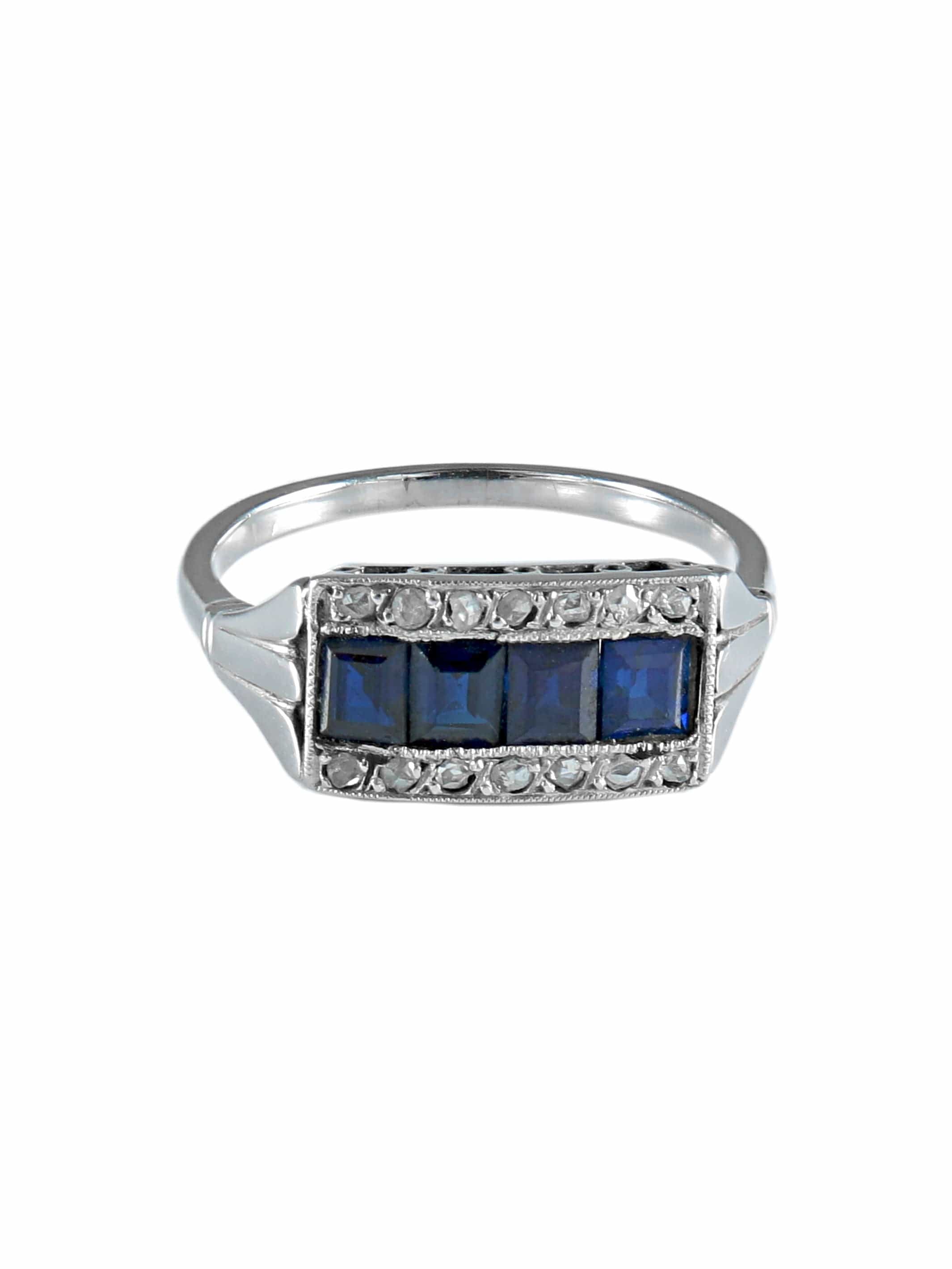 River Ring Art Deco
