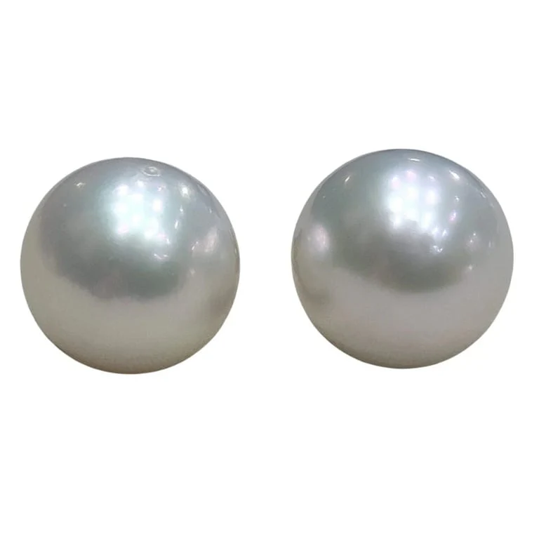 Earrings - Australian pearl earrings in 18k gold - Image 4