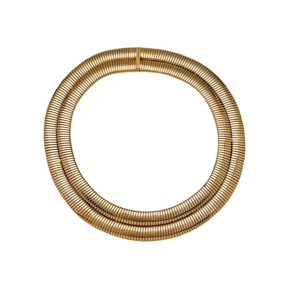 Necklace, "Tubogas", yellow gold.