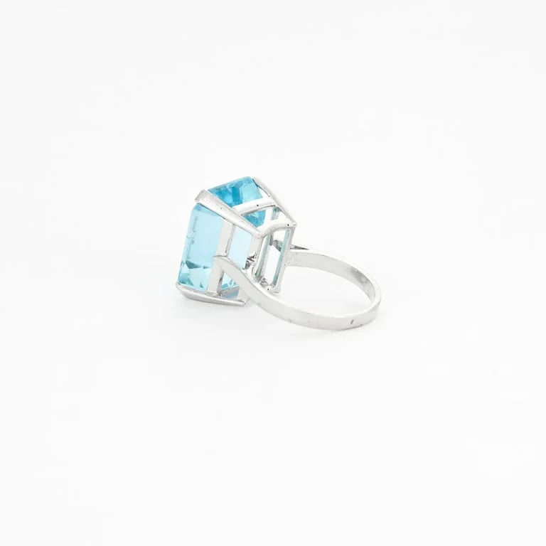 Topaz white gold ring - Image 6