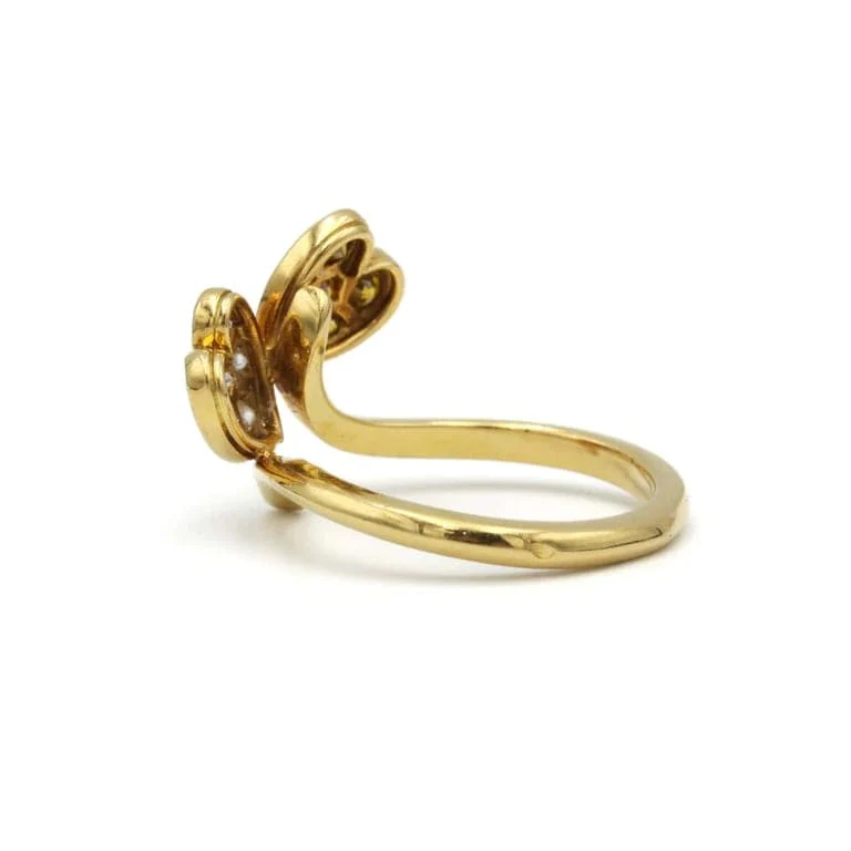 Ring - Yellow gold and diamonds - Image 4