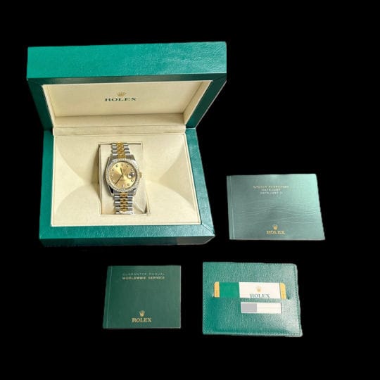 Rolex Date Just Watch 18K Yellow Gold / Steel Lady - Image 13