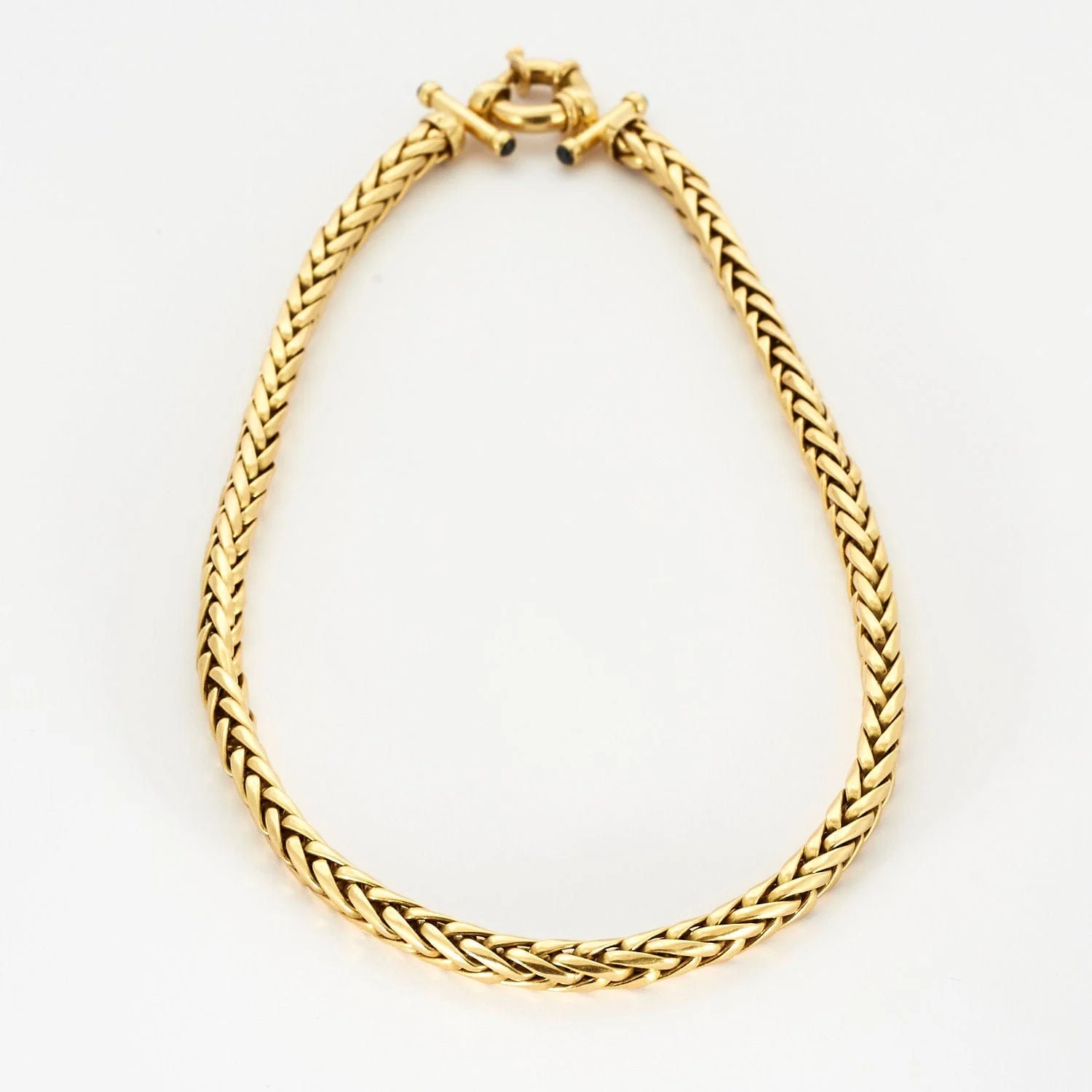 Yellow gold necklace