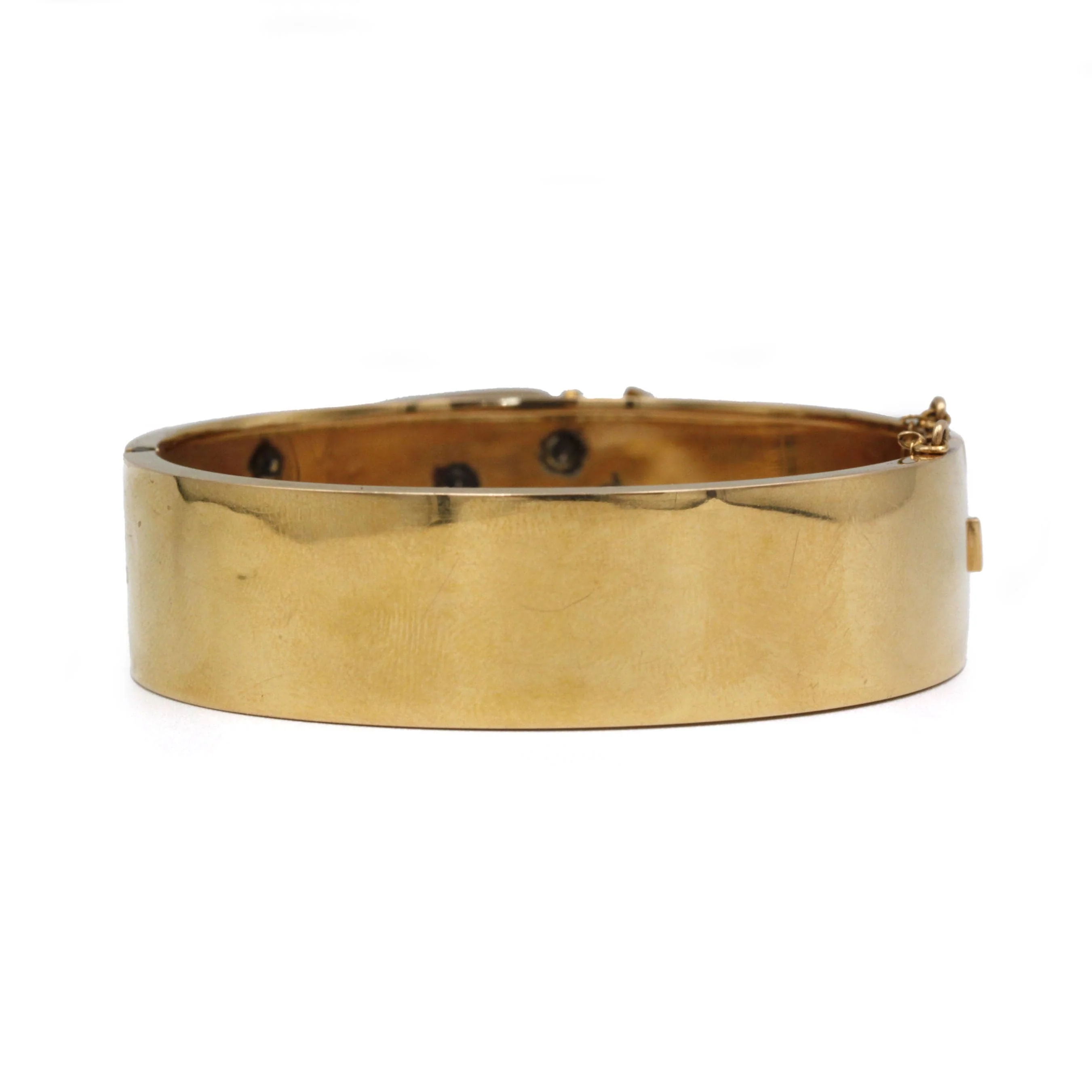 Yellow gold diamond bracelet - Image 6