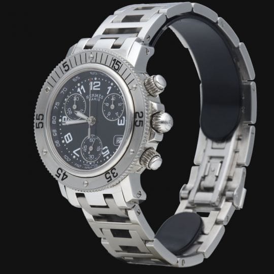 Hermes Clipper Chronograph Watch - Image 3