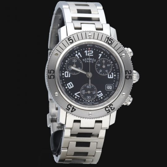 Hermes Clipper Chronograph Watch - Image 5