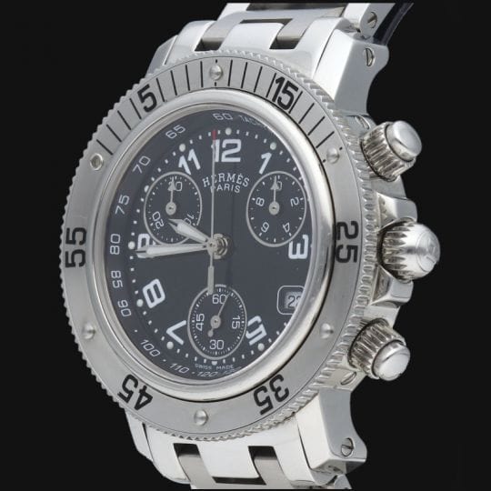 Hermes Clipper Chronograph Watch - Image 7