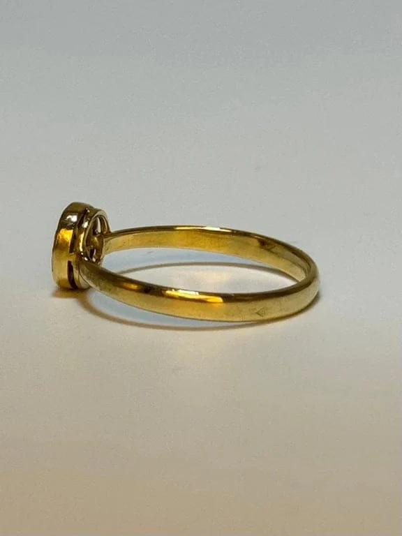 Sapphire diamond gold ring - Image 4