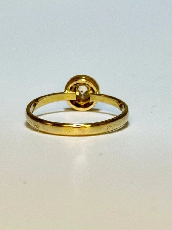 Sapphire diamond gold ring - Image 5