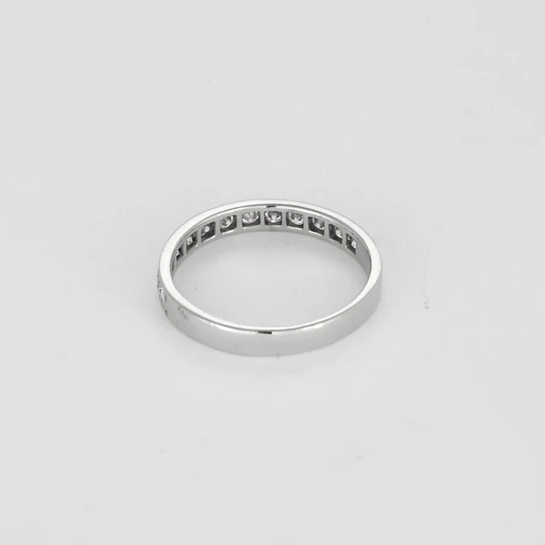 Wedding band Diamond white gold - Image 4