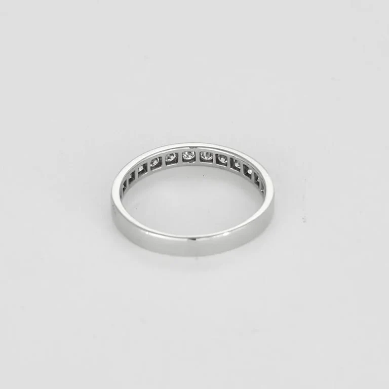 Wedding band Diamond white gold - Image 5