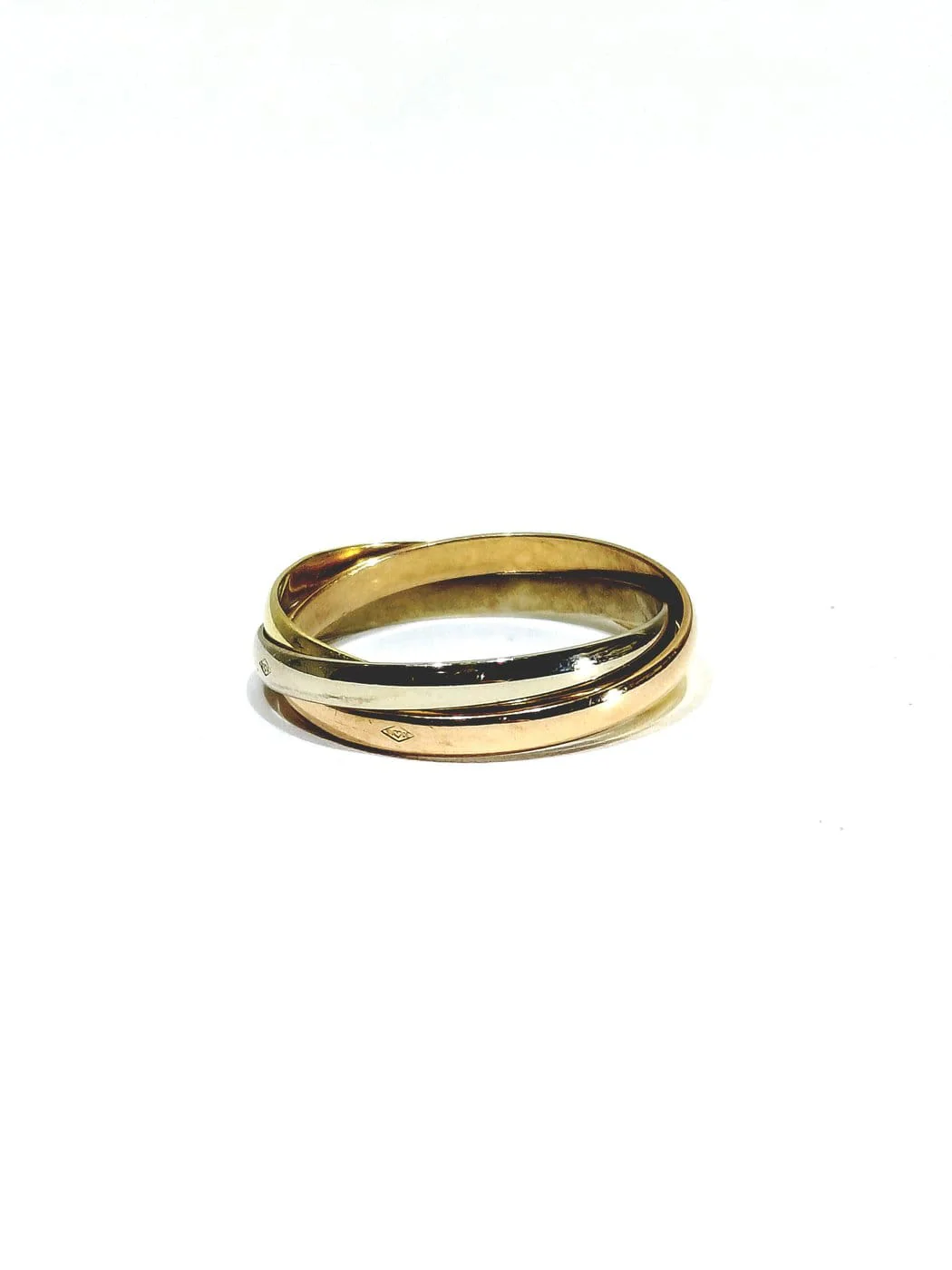 Wedding band 3 18-carat golds  - Image 7
