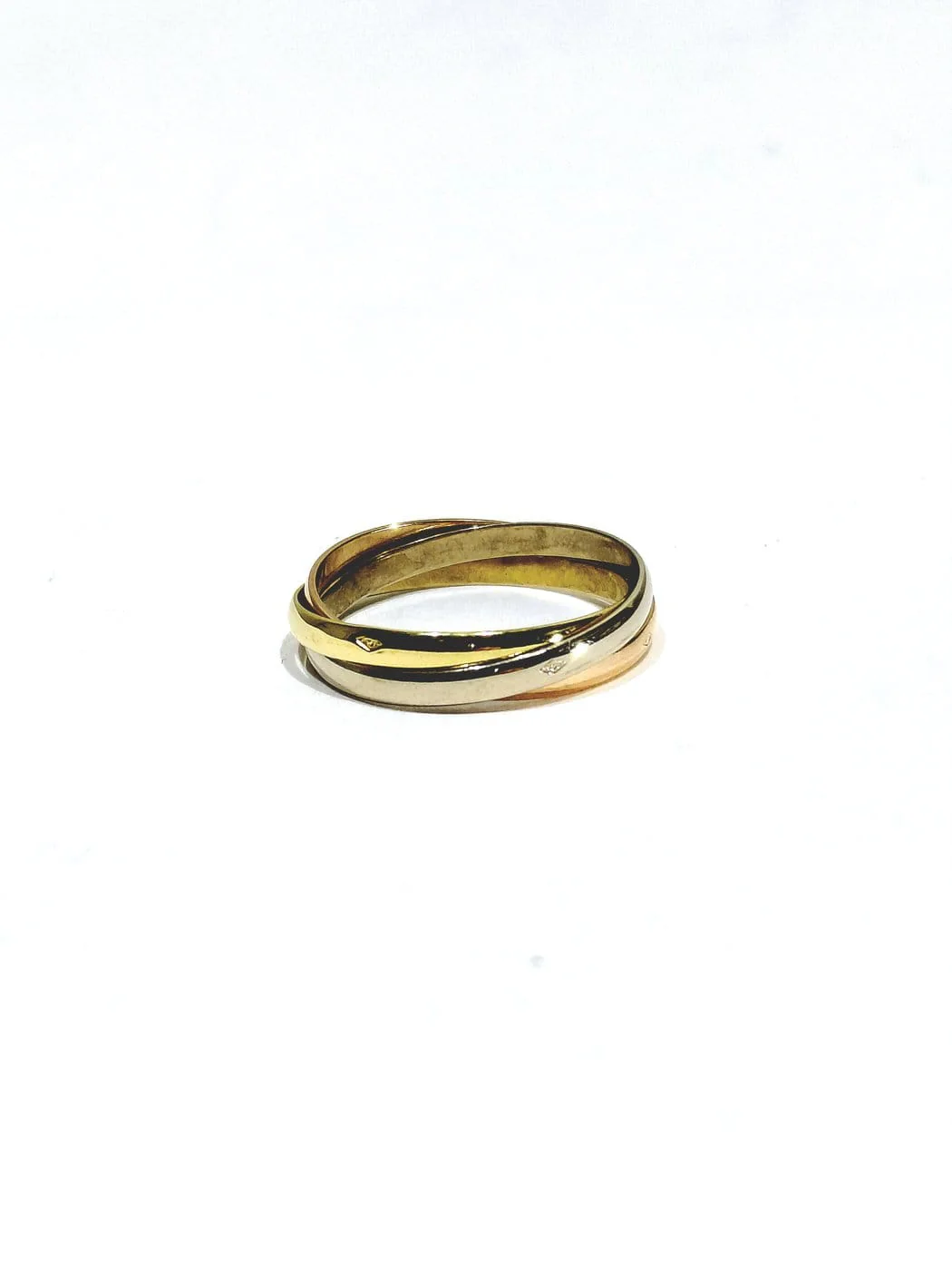 Wedding band 3 18-carat golds  - Image 8