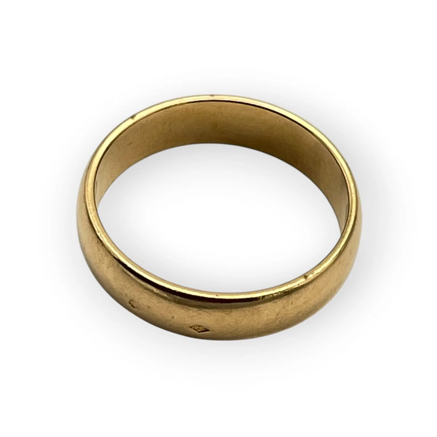 Wedding band - 750 yellow gold ring  - Image 3